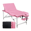 RoseLux 85 Massage Table with aluminum legs and deluxe carry bag