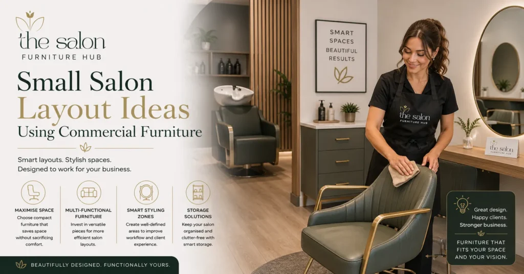 Small Salon Layout Ideas Using Commercial Furniture